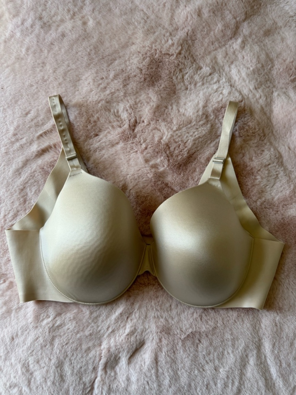 Soma Intimates Vanishing Back Full Coverage Bra Size 40C Tan Beige Nude